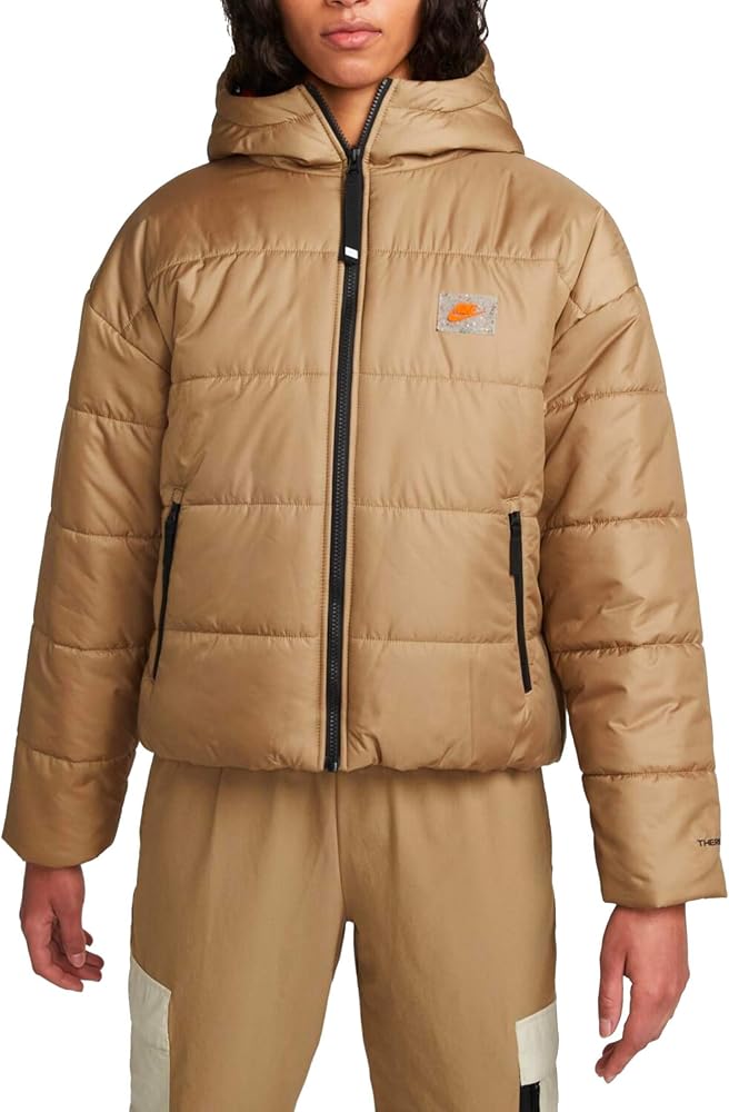 Nike Women's Sportswear Therma-FIT Repel Puffer Jacket in Brown